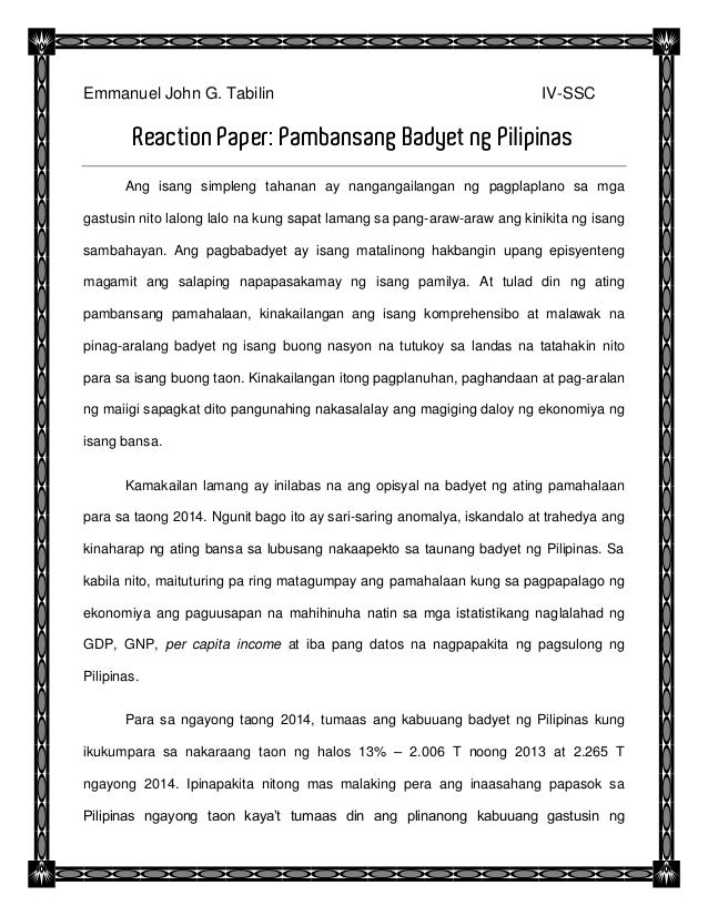 sanaysay tungkol sa pangkabuhayan pagbagsak ng ekonomiya essay